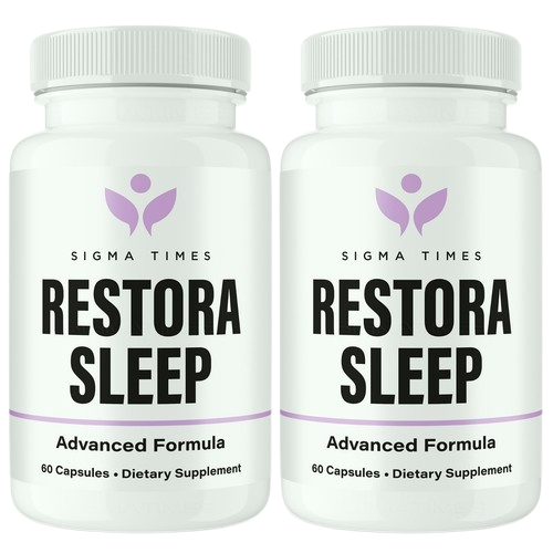 RestoraSleep  Brain Support Supplement Bottle